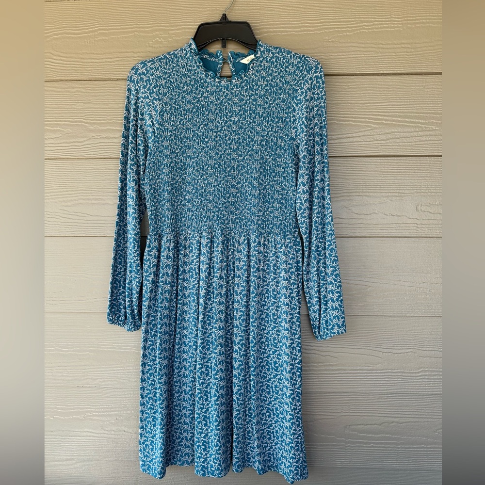 Matilda Jane Blue Patterned Dress Size Small